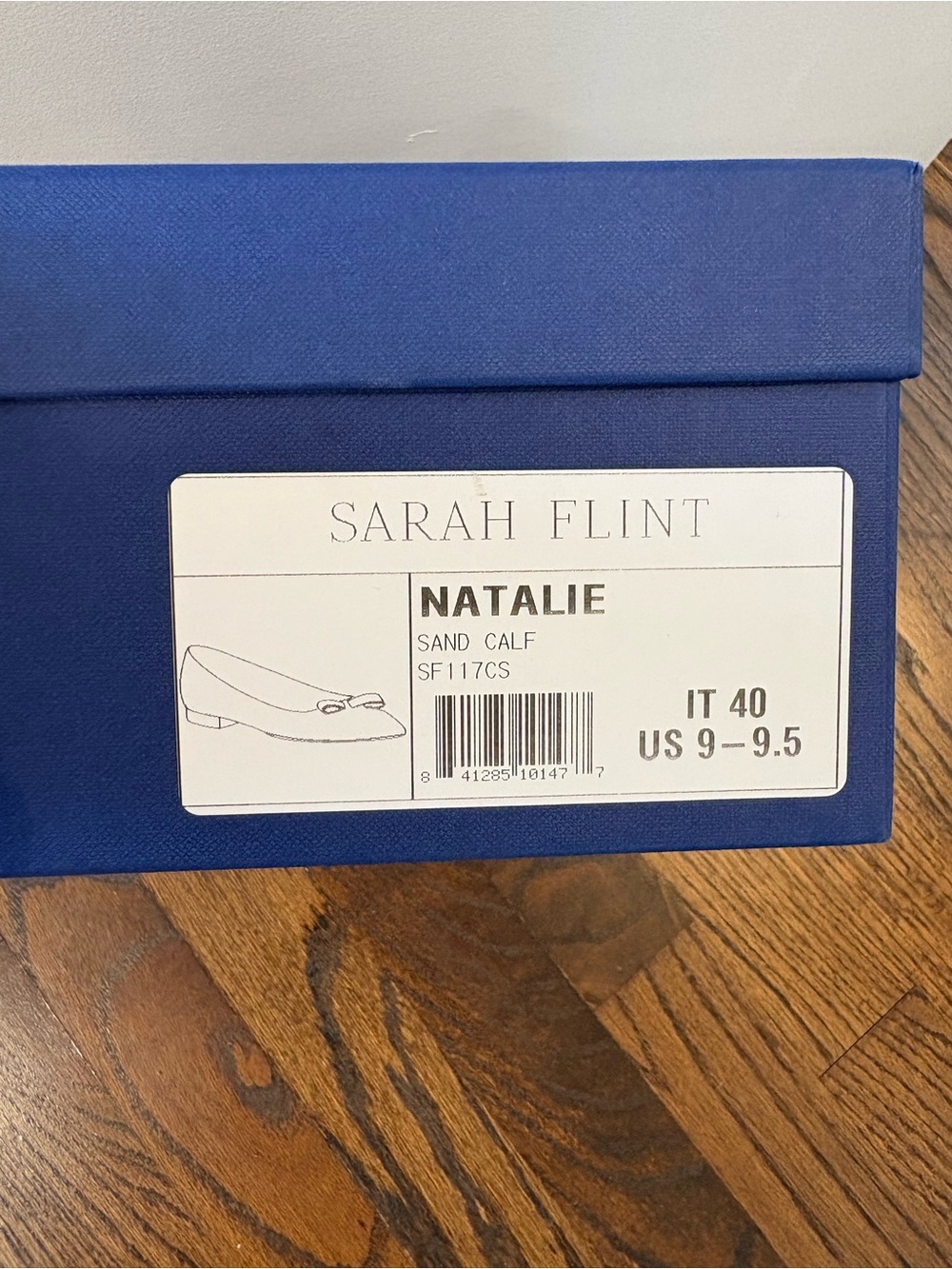 Sarah Flint Natalie Flat - Classic Pointed-Toe Nude Ballet Flats - Size 9 - Picture 2 of 7
